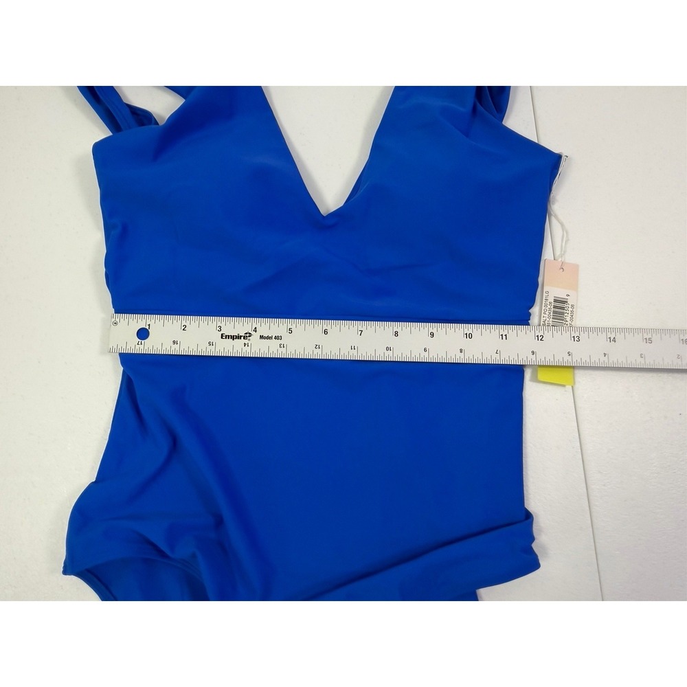 Summersalt Women's Size 6  One Piece Bathing Suit  Blue Scrunch Rouched Beach - Picture 7 of 8